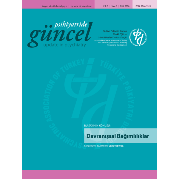 Psikiyatride Güncel - Davranışsal Bağımlılıklar